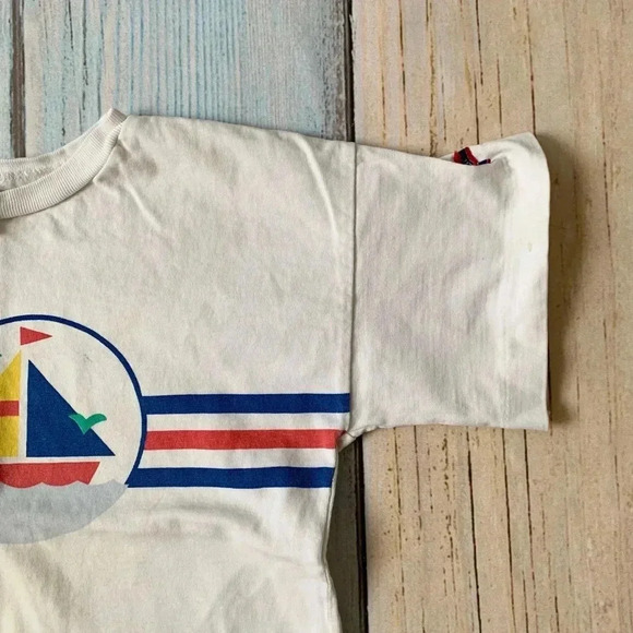 Vintage 80s toddler 4T sailor boat short sleeve tee - Picture 7 of 12